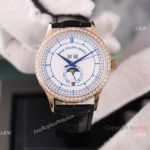 Swiss Quality AAA Copy Watches Patek Philippe Calatrava 5296g Rose Gold Watches with Citizen